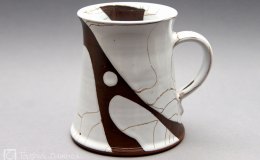 Töpferei Dambeck - Craqueleé weiß/braun