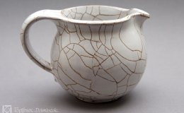 Töpferei Dambeck - Craqueleé Milchkanne