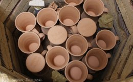 Töpferei Dambeck: im Brennofen